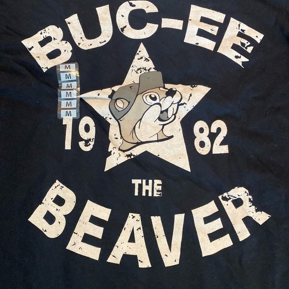 Bucee Black T-Shirt men size M - Picture 2 of 4